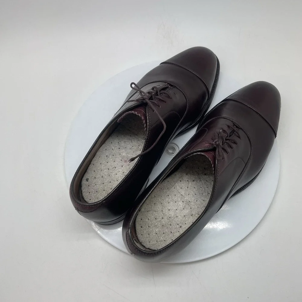 Alden Dress Shoes 906 Mens 9 B/D Burgundy Cordovan Can Toe Preppy USA Leather